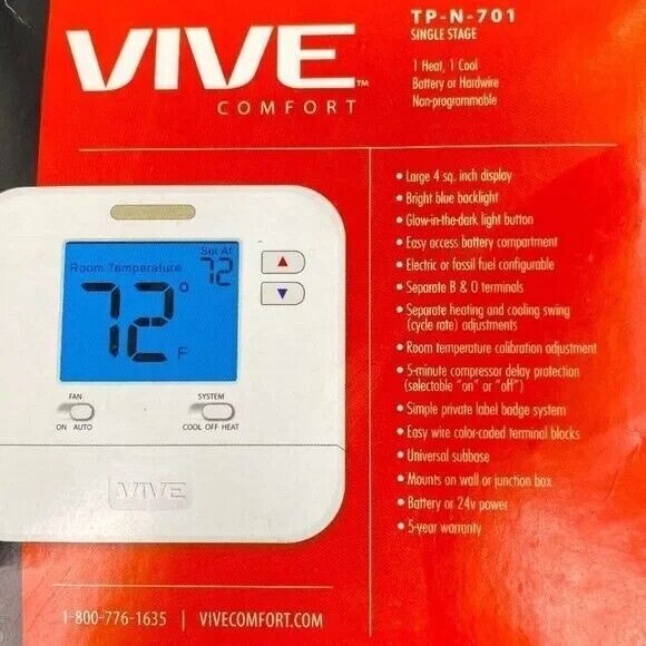 vive thermostat stage 1